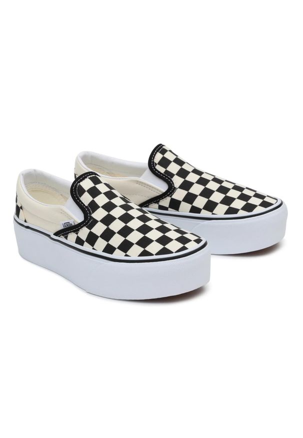 Buty do chodzenia dla dorosłych Vans Classic Slip-on wsuwane. Zapięcie: bez zapięcia. Kolor: biały. Model: Vans Classic. Sport: turystyka piesza