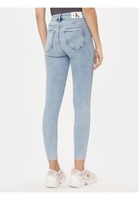 Calvin Klein Jeans Jeansy J20J222145 Niebieski Super Skinny Fit. Kolor: niebieski