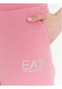 EA7 Emporio Armani Spodnie dresowe 8NTP67 TJCQZ 1428 Różowy Regular Fit. Kolor: różowy. Materiał: bawełna #5