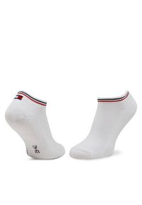 TOMMY HILFIGER - Tommy Hilfiger Zestaw 2 par stopek unisex 701228178 Biały. Kolor: biały. Materiał: bawełna #3
