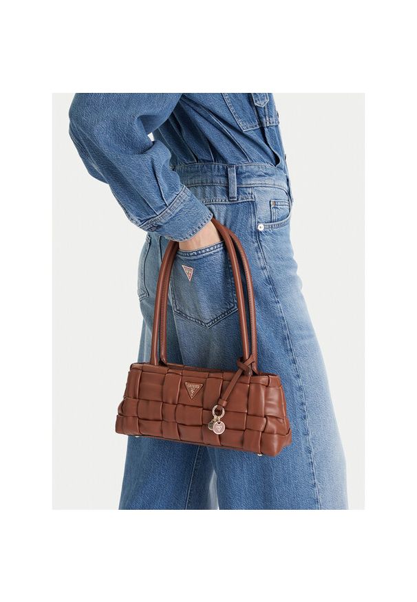 Torebka Guess. Kolor: brązowy