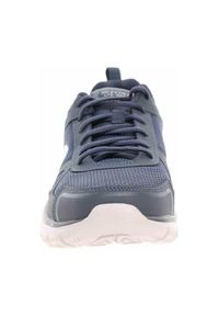 skechers - Buty do chodzenia męskie Skechers Track Scloric. Zapięcie: sznurówki. Kolor: niebieski. Materiał: materiał, syntetyk, tkanina. Szerokość cholewki: normalna. Sport: turystyka piesza
