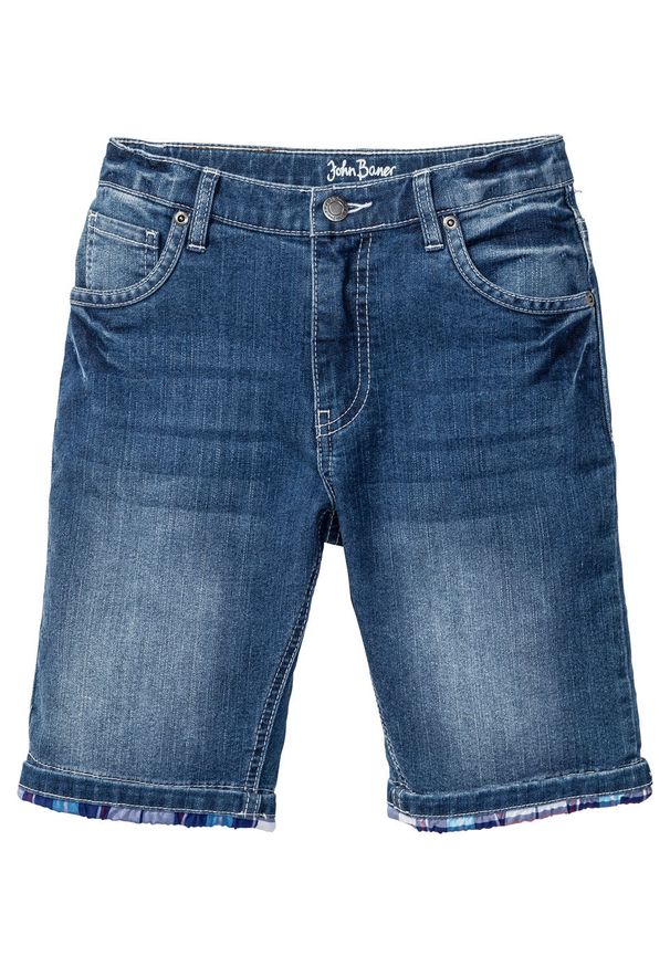 Niebieskie spodnie bonprix