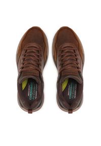 skechers - Skechers Sneakersy Treno 66204/CDB Brązowy. Kolor: brązowy. Materiał: skóra, nubuk #6