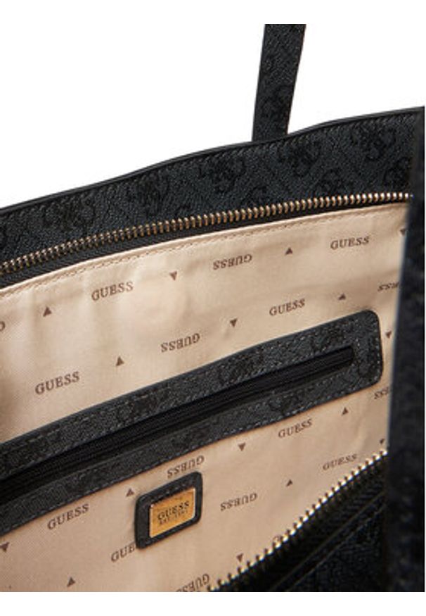 Guess Torebka Meridian II HWSG69 74230 Szary. Kolor: szary. Materiał: skórzane