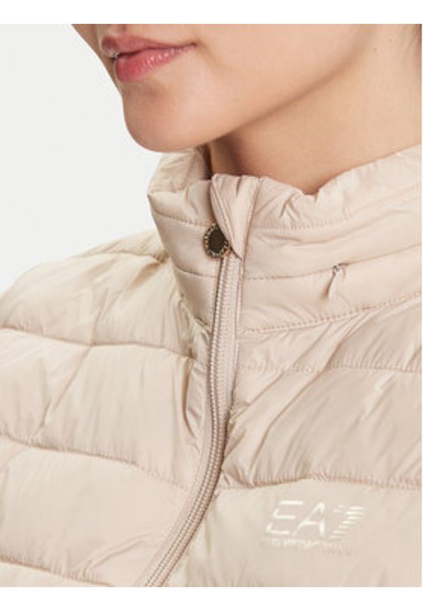 EA7 Emporio Armani Bezrękawnik 7W000472 AF12477 U1046 Beżowy Slim Fit. Kolor: beżowy. Materiał: syntetyk. Długość rękawa: bez rękawów