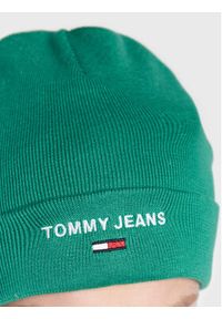 Tommy Jeans Czapka AM0AM10395 Zielony. Kolor: zielony. Materiał: materiał, bawełna