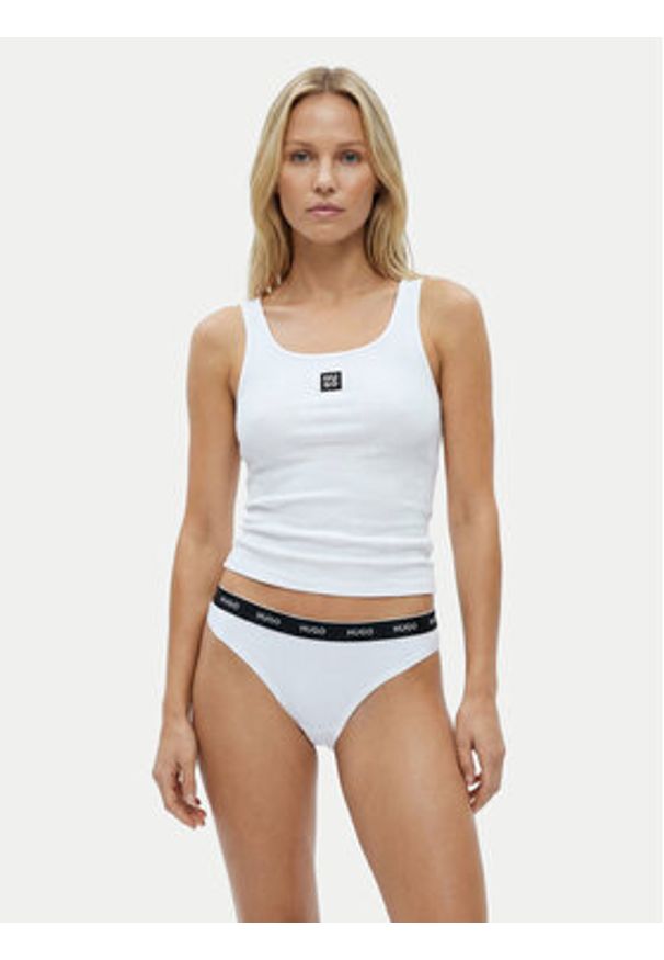 Hugo - HUGO Komplet stringów Triplet Thong Stripe 50545680 Kolorowy. Materiał: bawełna. Wzór: kolorowy