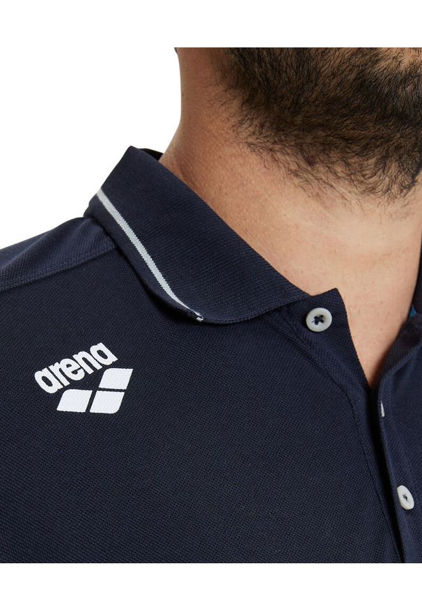 Koszulka polo Arena Team Polo shirt Solid Cotton. Typ kołnierza: polo. Kolor: niebieski. Materiał: bawełna