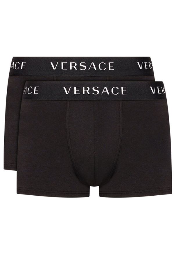 VERSACE - Komplet 2 par bokserek Versace. Kolor: czarny