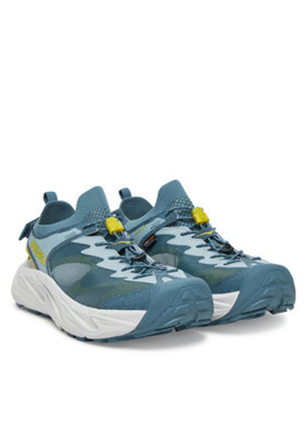 HOKA - Hoka Sandały Hopara 2 1147650 Niebieski. Kolor: niebieski. Materiał: materiał