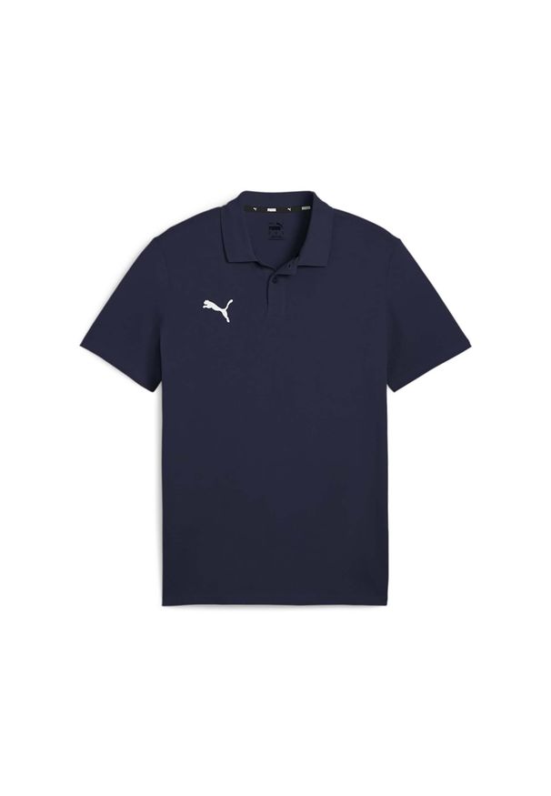 Casualowa Koszulka Polo Puma Polo Teamgoal Dorosłych. Typ kołnierza: polo. Kolor: niebieski. Sport: piłka nożna