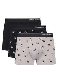 Karl Lagerfeld - KARL LAGERFELD Komplet 3 par bokserek A3M47008 Kolorowy. Materiał: bawełna. Wzór: kolorowy
