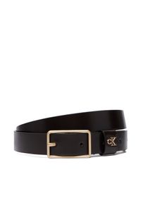 Calvin Klein Pasek Square Buckle Ck Loop 25Mm LV04F7050G Brązowy. Kolor: brązowy. Materiał: skóra #1