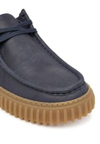 Clarks Sneakersy Torhill Lace 26186159 Granatowy. Kolor: niebieski. Materiał: skóra #4