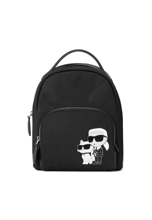 Karl Lagerfeld - KARL LAGERFELD Plecak 240W3075 Czarny. Kolor: czarny. Materiał: materiał