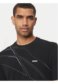 BOSS - Boss T-Shirt Tee 10 50513011 Czarny Regular Fit. Kolor: czarny. Materiał: bawełna #4