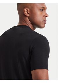 Karl Lagerfeld - KARL LAGERFELD T-Shirt 755030 564235 Czarny Regular Fit. Typ kołnierza: dekolt w karo. Kolor: czarny. Materiał: bawełna #5