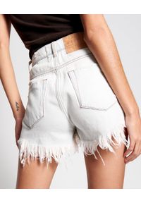 ONETEASPOON - Jeansowe szorty Bonita High Waist. Stan: podwyższony. Kolor: biały. Materiał: jeans #3
