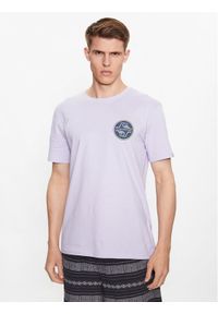Quiksilver T-Shirt Core Bubble EQYZT07232 Fioletowy Regular Fit. Kolor: fioletowy. Materiał: bawełna