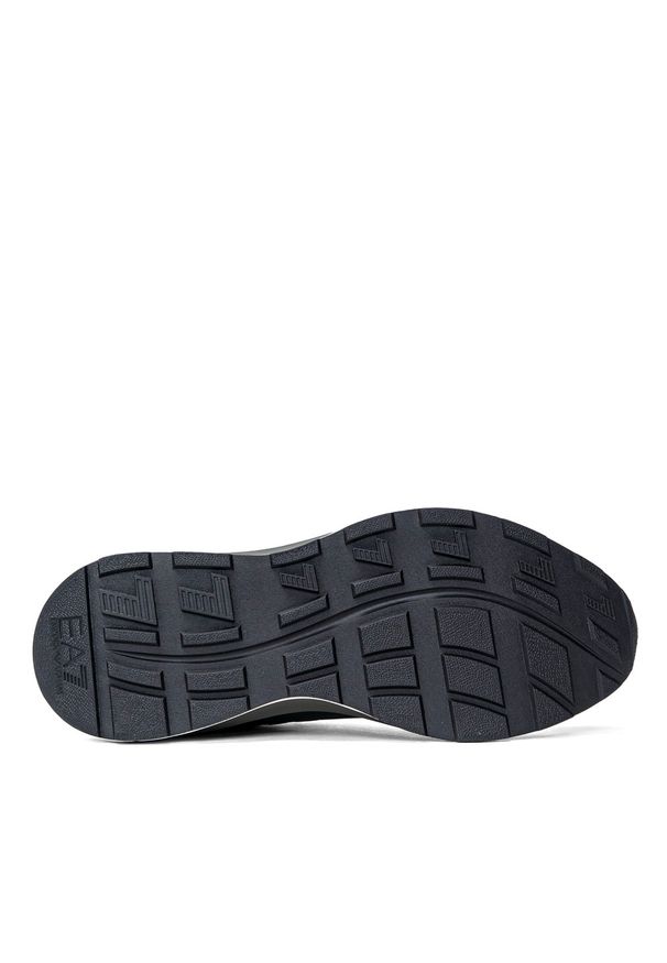 Sneakersy męskie czarne EA7 Emporio Armani X8X088 XK233 Q286. Okazja: do pracy, na spacer, na co dzień. Kolor: czarny. Sport: turystyka piesza