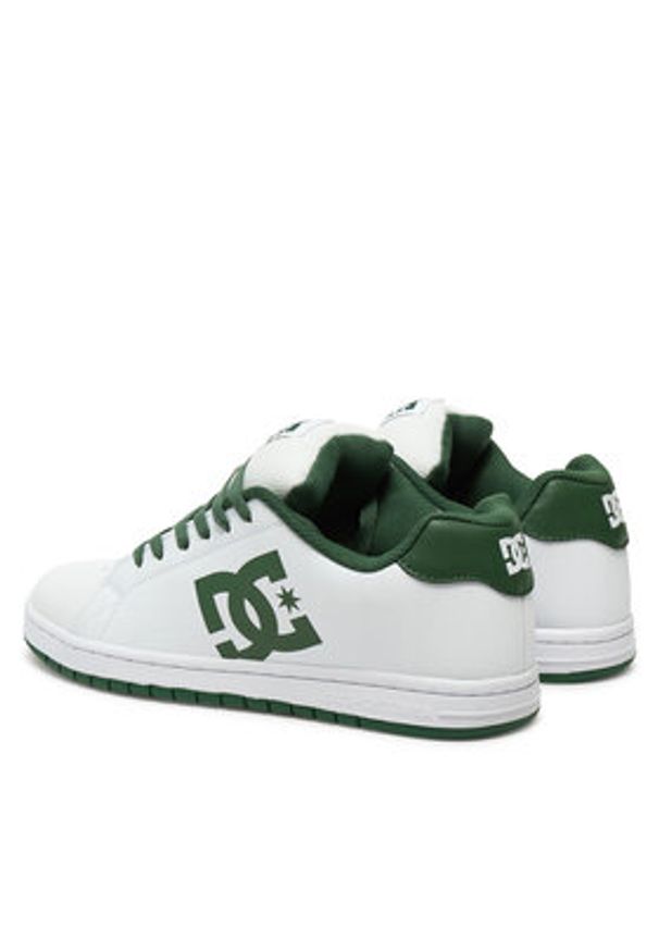 DC Sneakersy GAVELER SN ADYS100574-WF0 Biały. Kolor: biały. Materiał: skóra