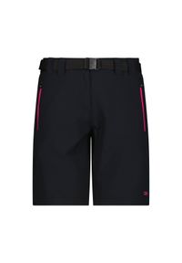 Bermudy damskie turystyczne CMP 3T51146. Kolor: czarny. Sport: turystyka piesza #1