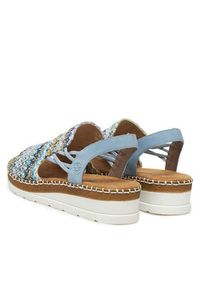 Rieker Sandały V1241-91 Kolorowy. Materiał: materiał. Wzór: kolorowy #2