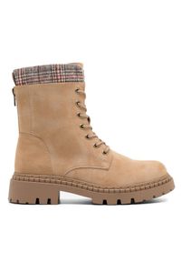 Clara Barson Trzewiki LORETTA WS6102-08 Beżowy. Kolor: beżowy. Materiał: syntetyk #1