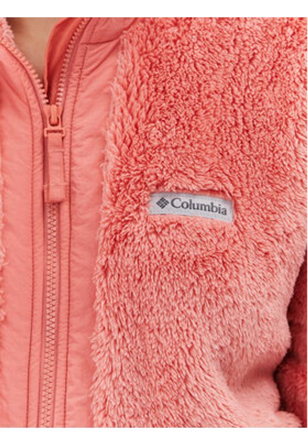 columbia - Columbia Polar Boundless Discovery™ Sherpa FZ 205171 Koralowy Regular Fit. Kolor: pomarańczowy. Materiał: syntetyk