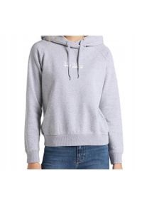 Lee - LEE ESSENTIAL HOODIE DAMSKA BLUZA Z KAPTUREM LOGO GREY MELE L53WTXMP. Typ kołnierza: kaptur #3