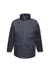 Regatta - Męska Kurtka Parka Przeciwdeszczowa Darby III. Kolor: niebieski. Sport: turystyka piesza #1