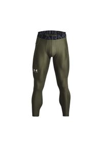 Legginsy Under Armour HeatGear. Kolor: biały, wielokolorowy, zielony. Sport: bieganie, fitness #1