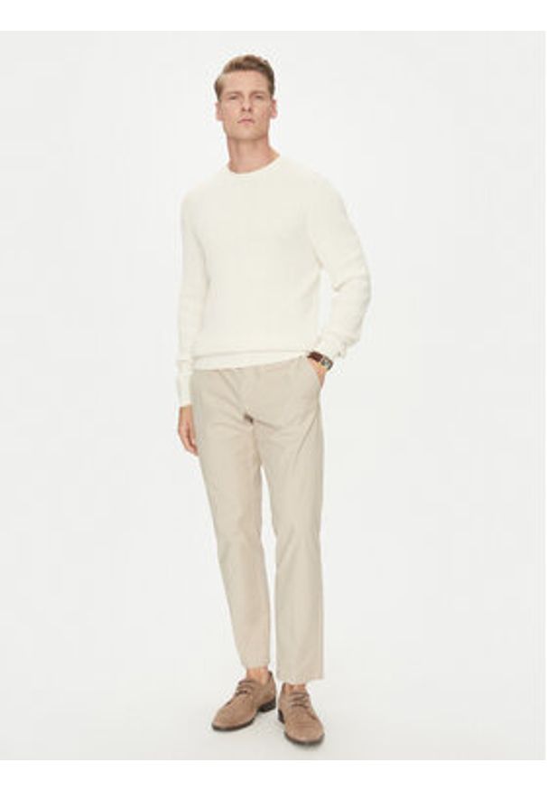 Marciano Guess Sweter 5GHR16 5861Z Écru Regular Fit. Materiał: bawełna