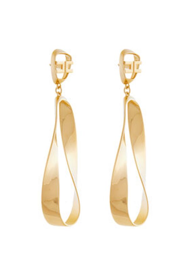 Elisabetta Franchi Kolczyki OR-14K-52E2-V300 Złoty. Materiał: metalowe. Kolor: złoty