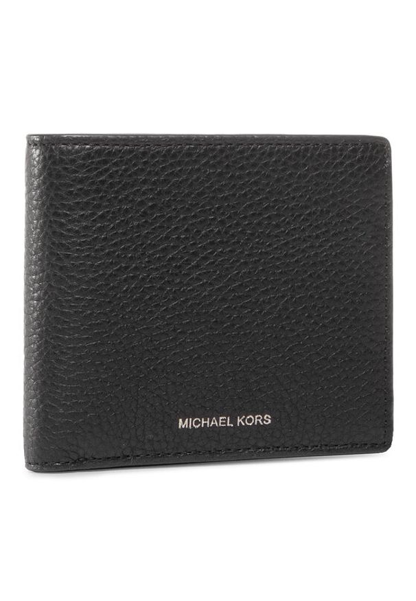 MICHAEL Michael Kors Duży Portfel Męski Billfold W Coin Pocket 39S0LHDF3L Czarny. Kolor: czarny. Materiał: skóra