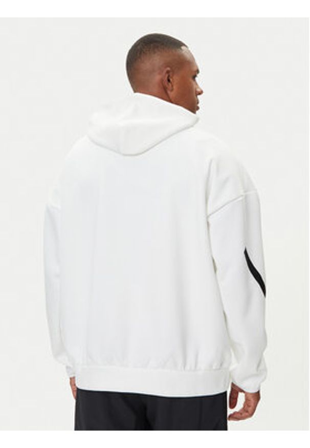 Adidas - adidas Bluza Z.N.E. JF2454 Biały Loose Fit. Kolor: biały. Materiał: syntetyk