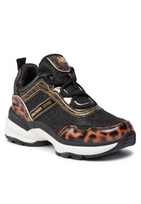 MICHAEL Michael Kors Sneakersy Olympia MK100738 Czarny. Kolor: czarny. Materiał: materiał #1