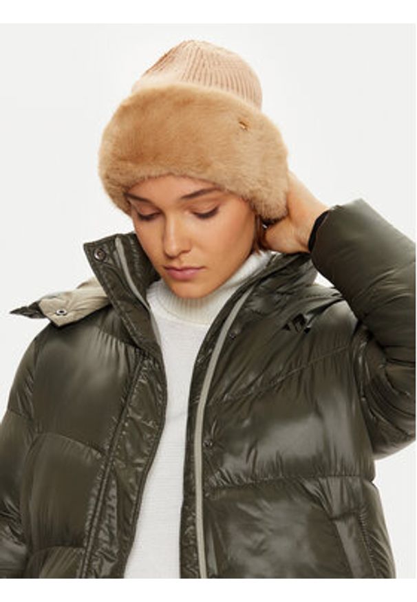 Guess Czapka AW5209 POL01 Brązowy. Kolor: brązowy. Materiał: materiał
