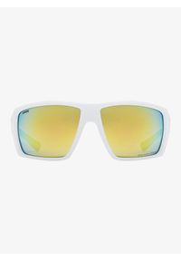 Okulary przeciwsłoneczne Uvex MTN Venture CV - white matt/mirror yellow. Kolor: biały. Sport: turystyka piesza