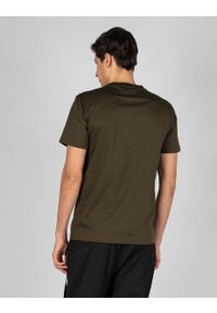 Les Hommes T-shirt Regular | LKT108 703A | Regular Fit T-Shirt | Mężczyzna | Khaki. Okazja: na co dzień. Kolor: brązowy. Materiał: bawełna. Styl: casual #2