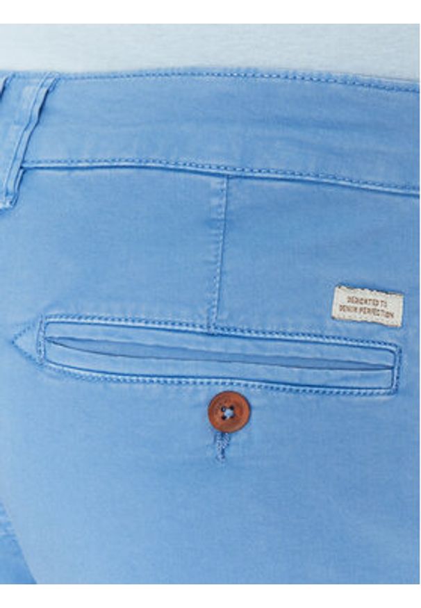 Blend Szorty materiałowe 20717939 Niebieski Regular Fit. Kolor: niebieski. Materiał: bawełna