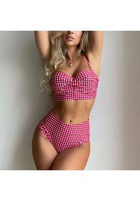 Intica - Strój kąpielowy retro z klasycznym krojem Floy. Kolor: wielokolorowy. Materiał: materiał #4