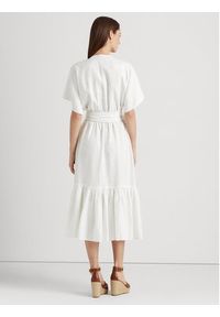 Lauren Ralph Lauren Sukienka codzienna 200909642001 Biały Regular Fit. Okazja: na co dzień. Kolor: biały. Typ sukienki: proste. Styl: casual #4