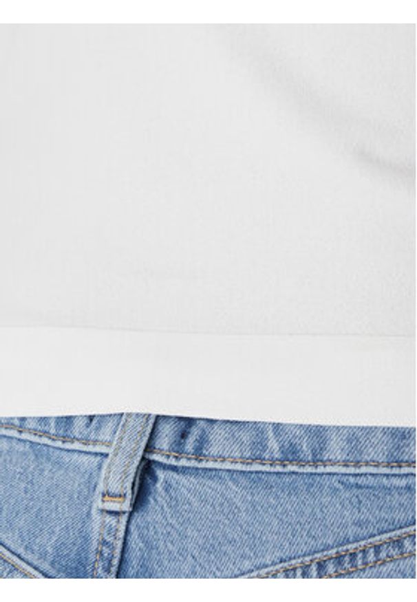 Guess Top O6GR01 Z5302 Biały Regular Fit. Kolor: biały. Materiał: wiskoza