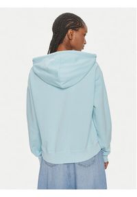 Pepe Jeans Bluza Lana Hoodie PL581440 Niebieski Regular Fit. Kolor: niebieski. Materiał: bawełna #4