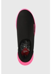 Love Moschino sneakersy kolor czarny. Nosek buta: okrągły. Kolor: czarny. Obcas: na platformie #5