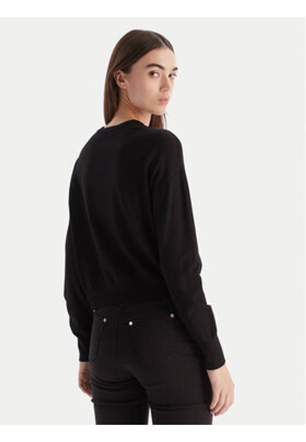 Gaudi Sweter 521BD53023 Czarny Regular Fit. Kolor: czarny. Materiał: syntetyk