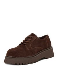 Badura Półbuty EO-ARLETH-25FW12 Brązowy. Kolor: brązowy. Materiał: zamsz, skóra #5