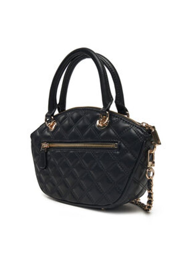 Guess Torebka HWQG87 48760 Czarny. Kolor: czarny. Materiał: skórzane
